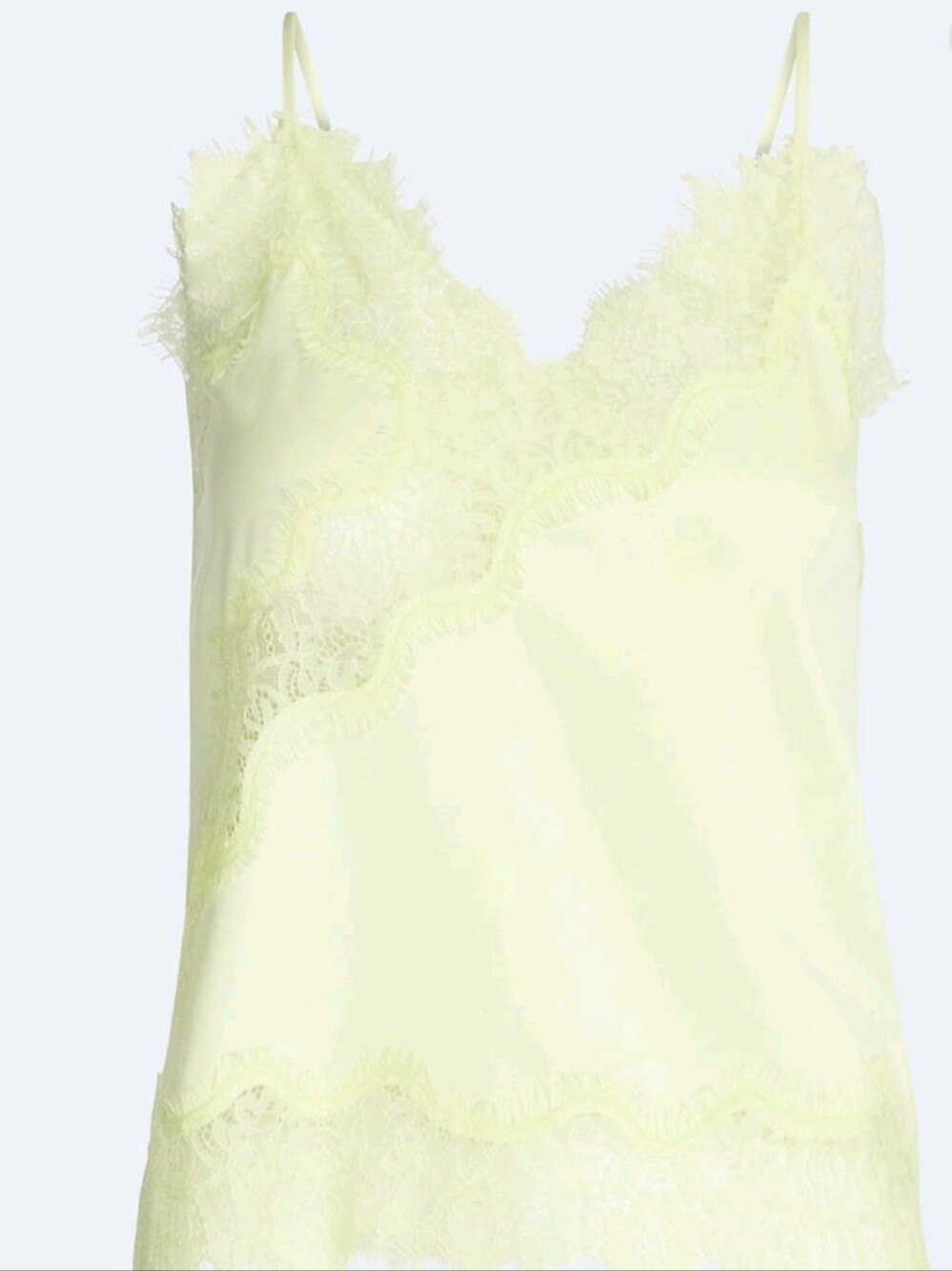 Devil Wears Prada Scoop Collection Women's Lace Trim Blouse,